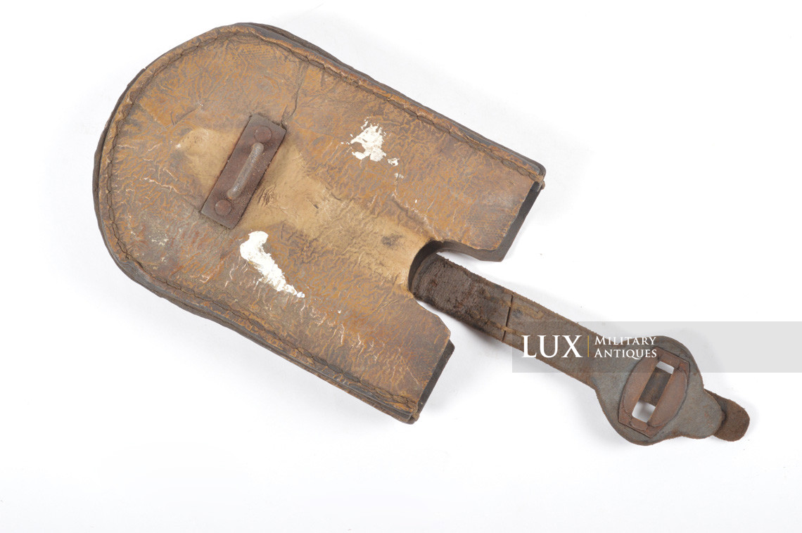 German engineer's tan short wire cutters carrying case set, « untouched / as-found » - photo 9