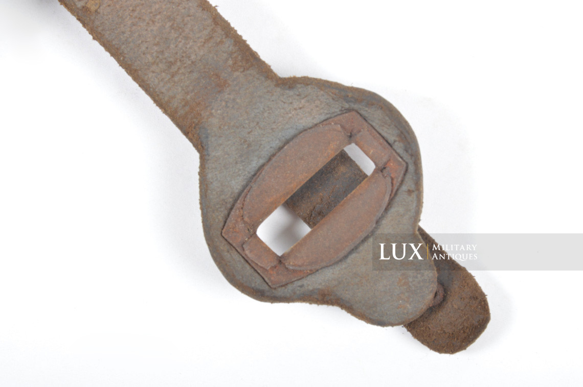 German engineer's tan short wire cutters carrying case set, « untouched / as-found » - photo 11