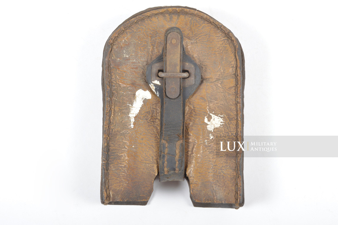 German engineer's tan short wire cutters carrying case set, « untouched / as-found » - photo 12