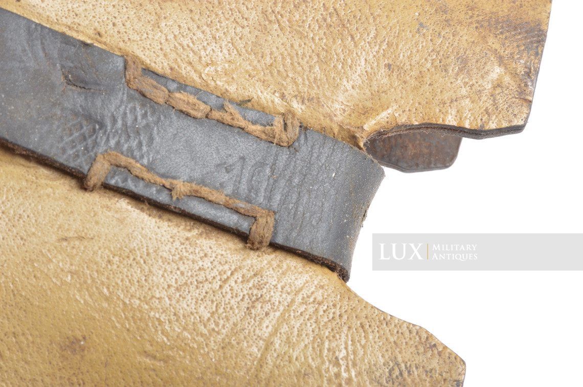 German engineer's tan short wire cutters carrying case set, « untouched / as-found » - photo 18