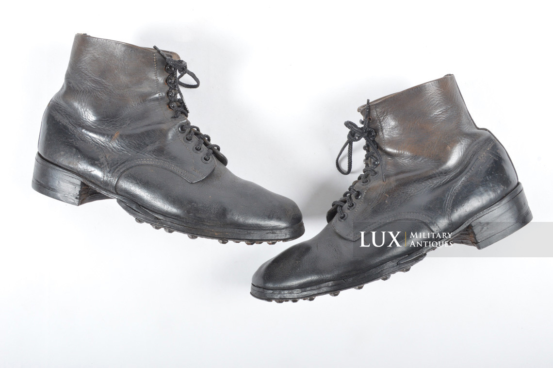 Early-war German low ankle combat boots, « combat worn » - photo 4