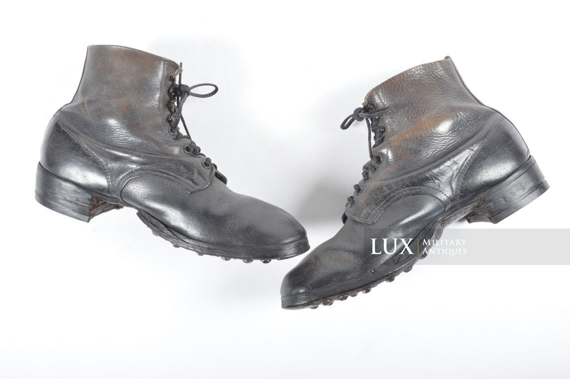 Early-war German low ankle combat boots, « combat worn » - photo 7