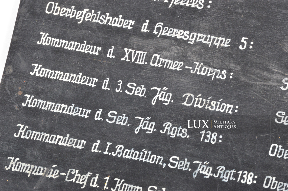 Period German rank sign for a « Gebirgs Jäger Regiment 138 » - photo 8