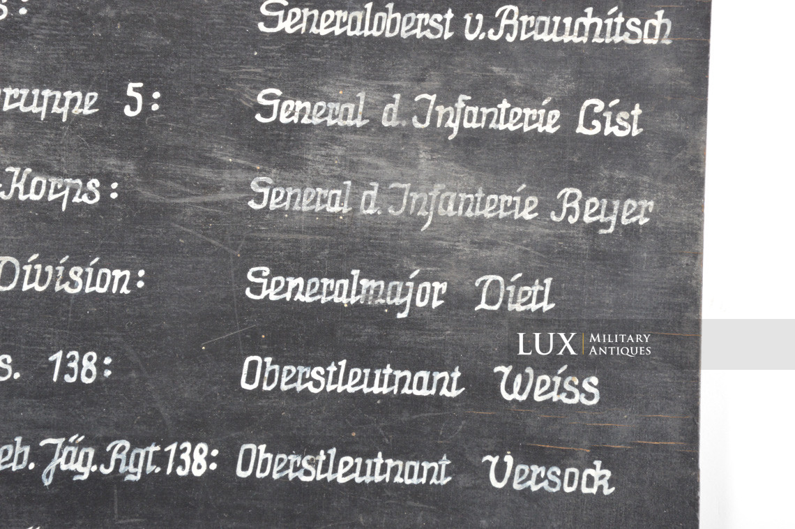 Panneau en bois allemand, « Gebirgs Jäger Regiment 138 » - photo 11