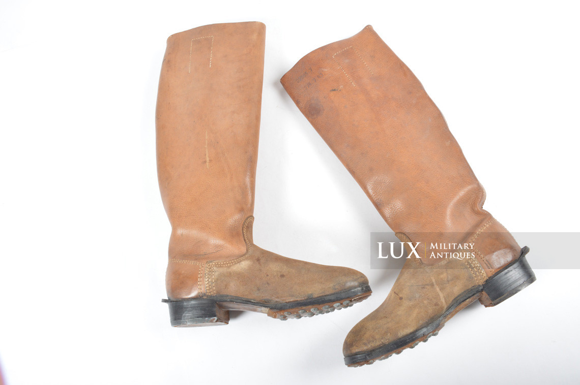 Unissued late-war Heer / Waffen-SS riding boots - photo 8