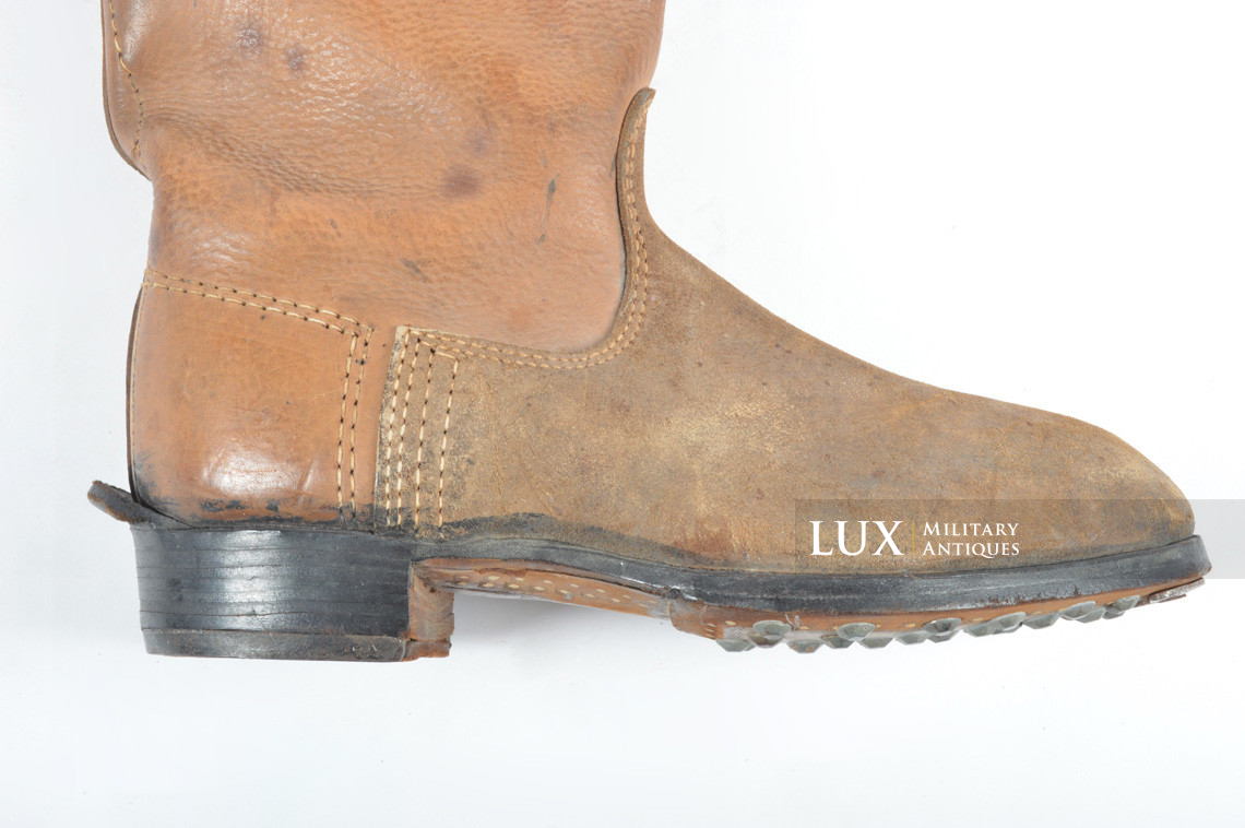 Unissued late-war Heer / Waffen-SS riding boots - photo 11