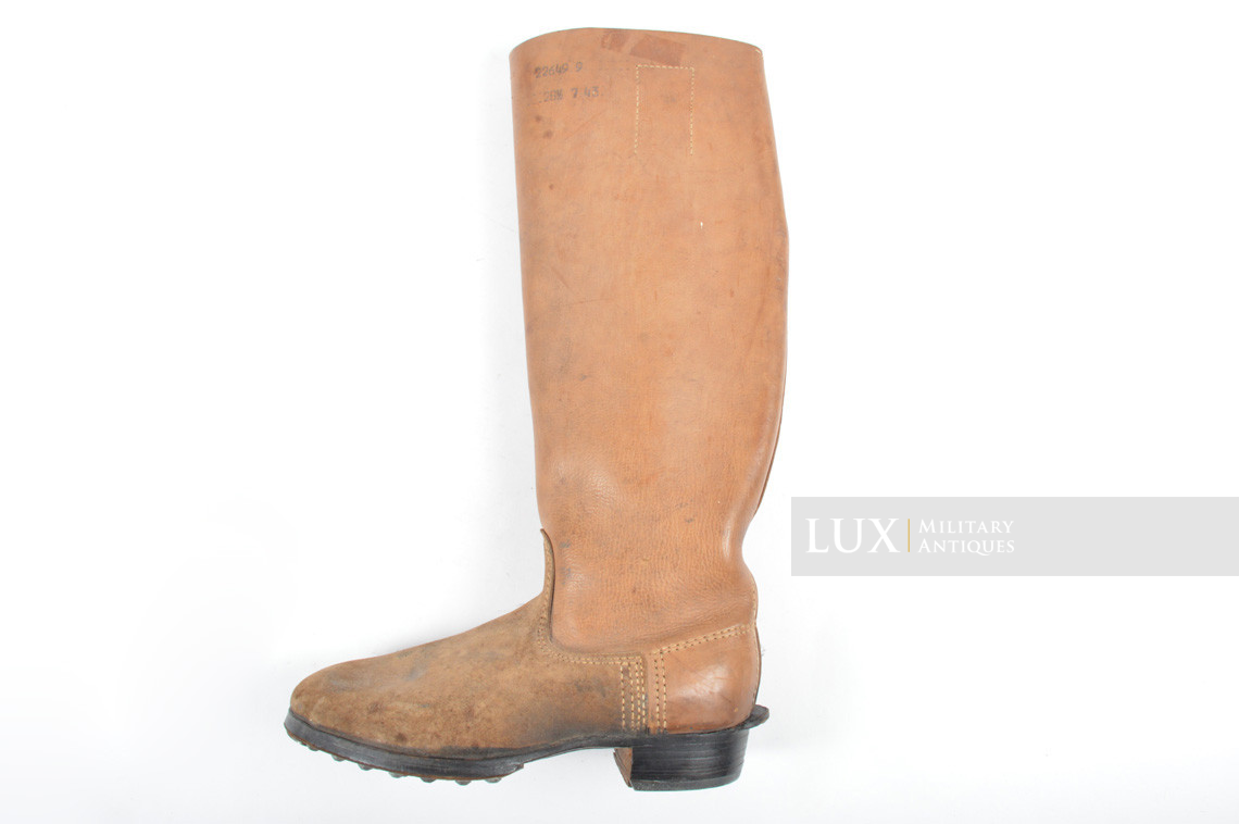 Unissued late-war Heer / Waffen-SS riding boots - photo 26