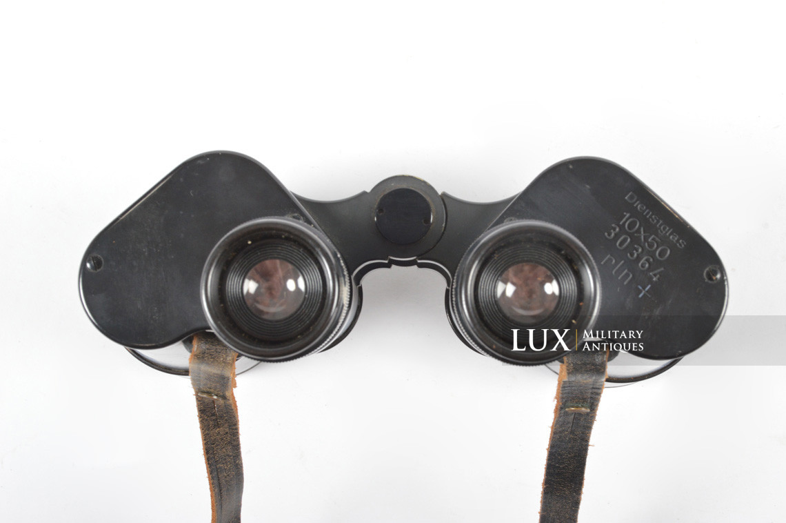 German 10x50 power issued field binoculars with case, « Dienstglas rln+ » - photo 17