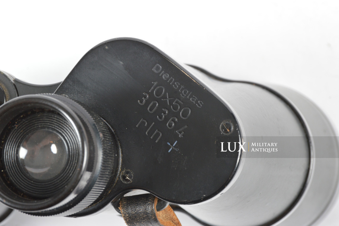 German 10x50 power issued field binoculars with case, « Dienstglas rln+ » - photo 19