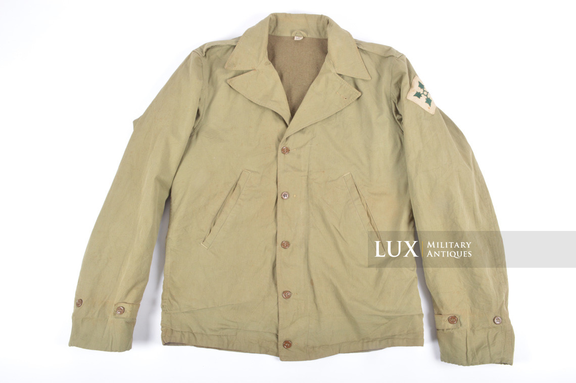 Blouson de combat US M41, 4th Infantry Division « IVY » - photo 4