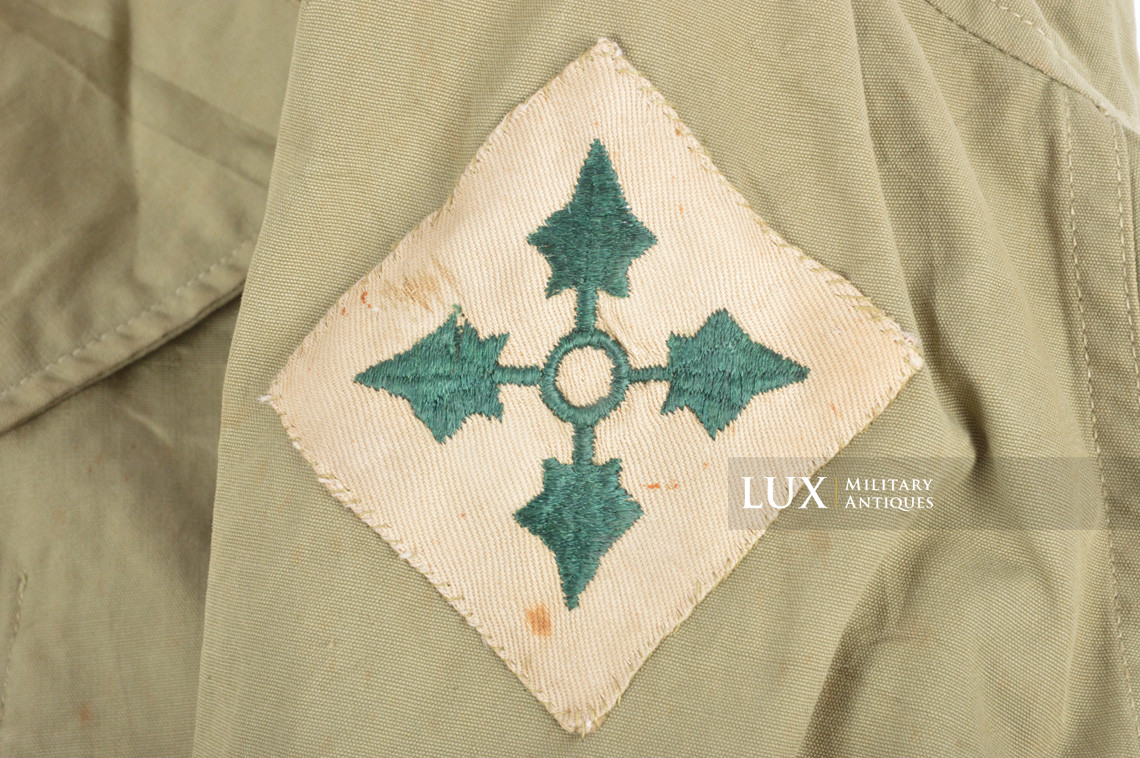 US 4th Infantry Division M41 field jacket , « IVY » - photo 12