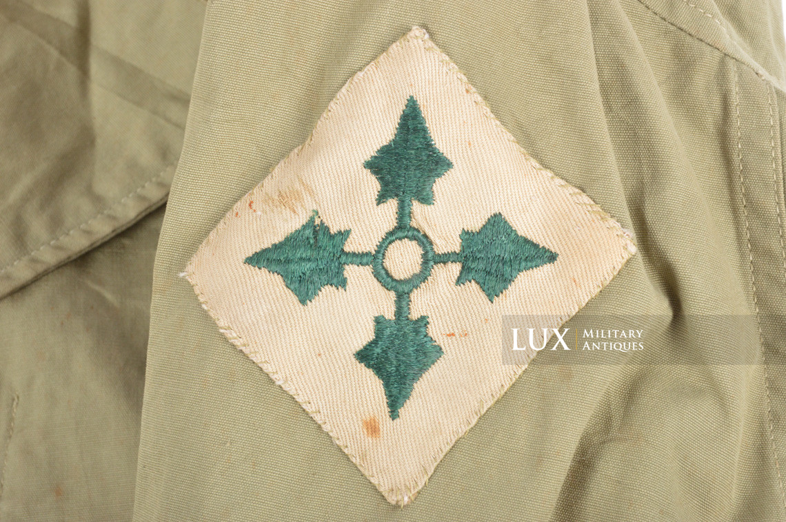 Blouson de combat US M41, 4th Infantry Division « IVY » - photo 12