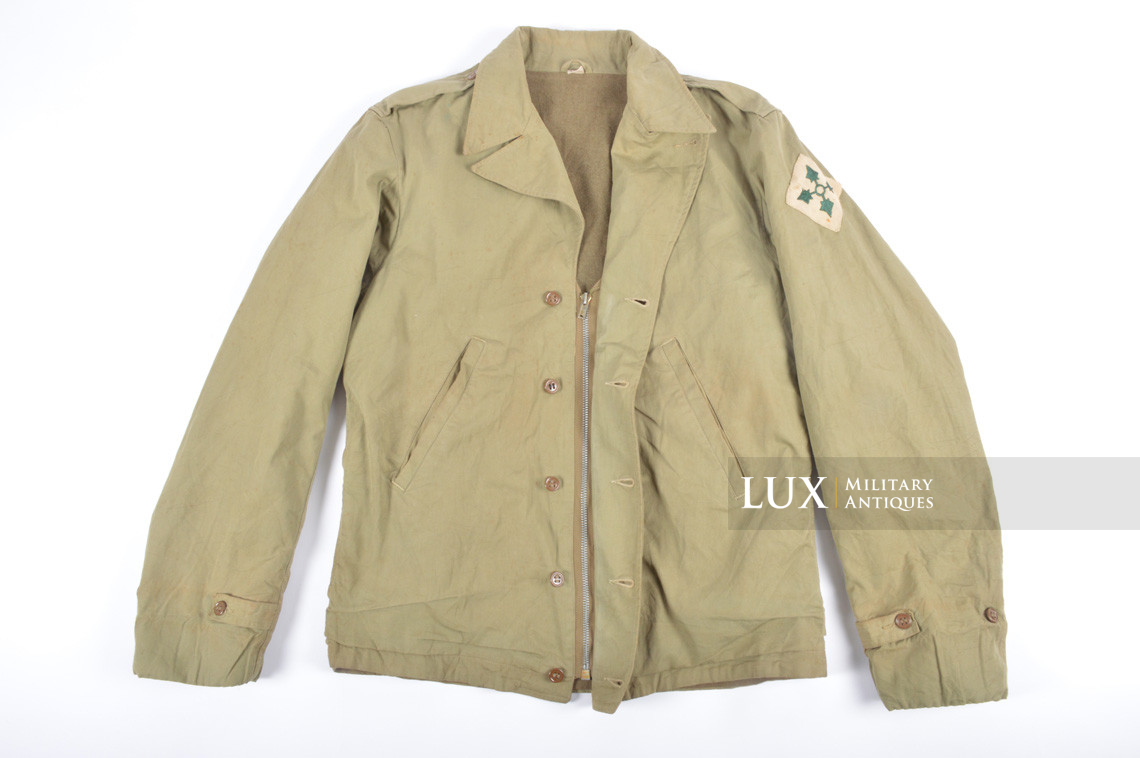 Blouson de combat US M41, 4th Infantry Division « IVY » - photo 19