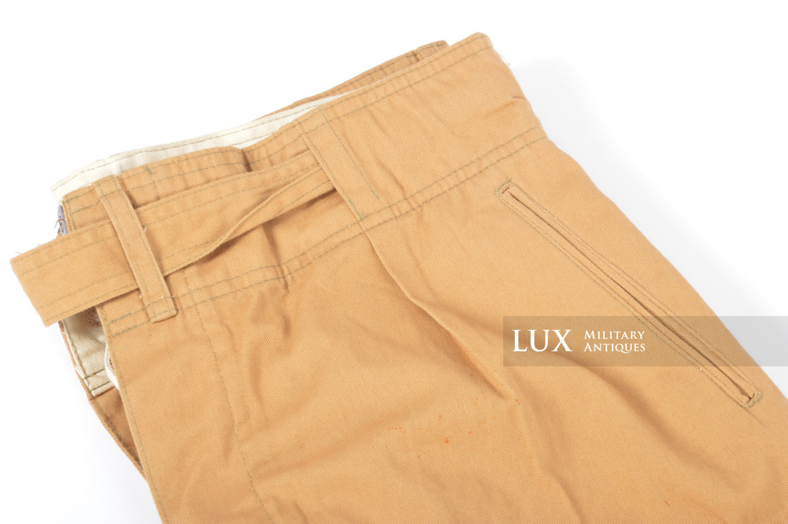 Unissued Luftwaffe tropical service trousers, « Ramcke » - photo 7