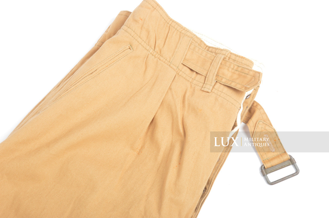 Unissued Luftwaffe tropical service trousers, « Ramcke » - photo 11