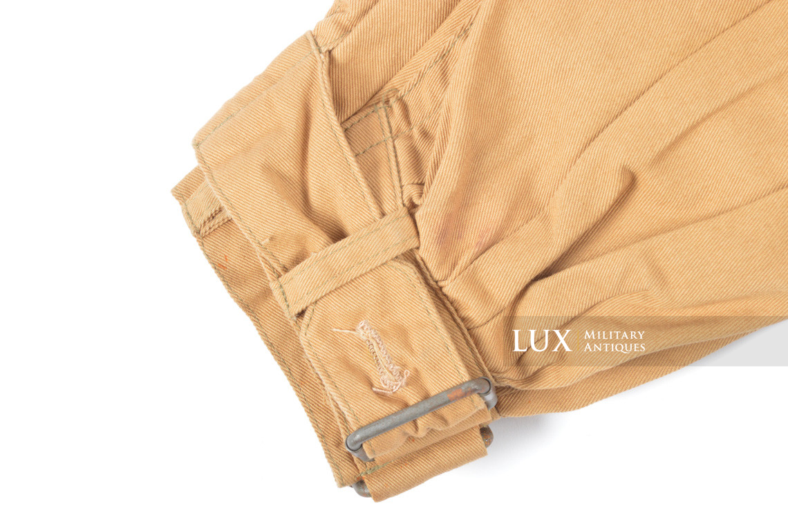 Unissued Luftwaffe tropical service trousers, « Ramcke » - photo 12