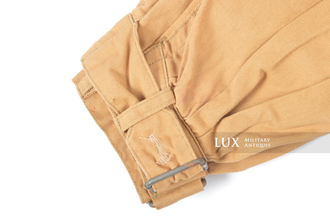 Unissued Luftwaffe tropical service trousers, « Ramcke » - photo 12