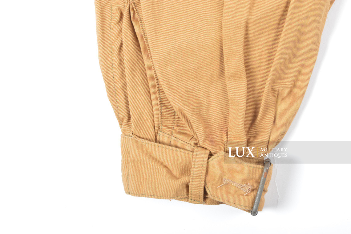Unissued Luftwaffe tropical service trousers, « Ramcke » - photo 17