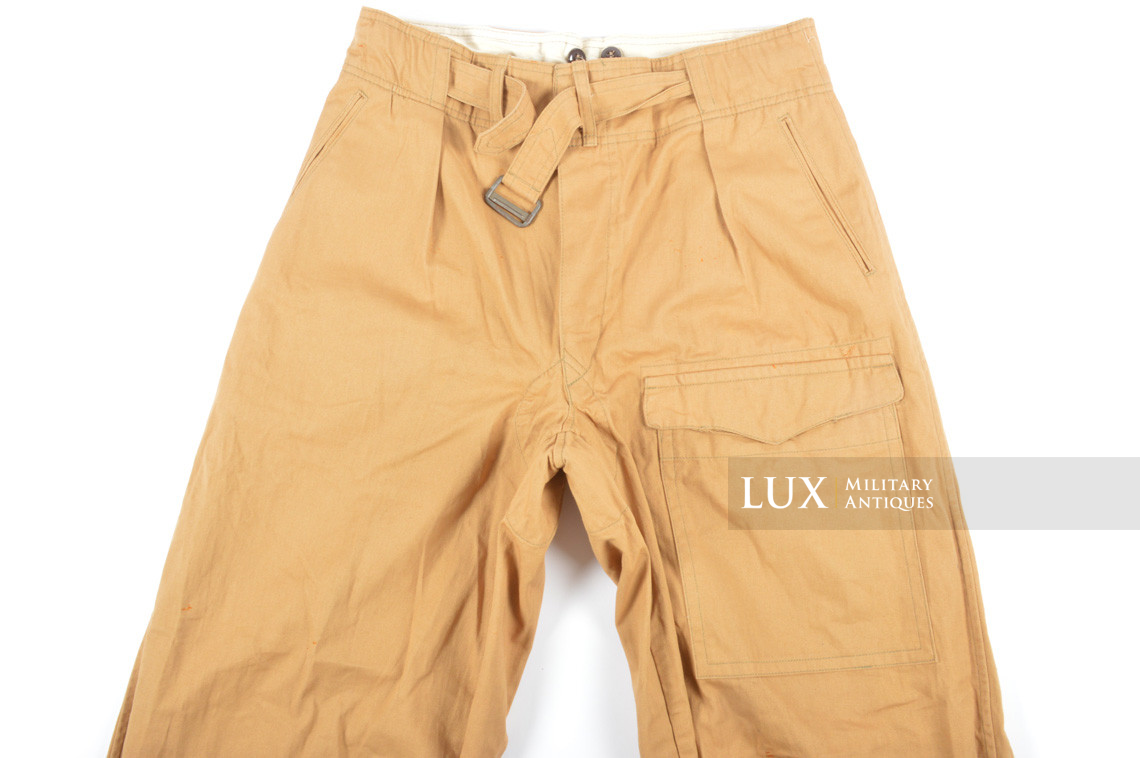 Unissued Luftwaffe tropical service trousers, « Ramcke » - photo 14