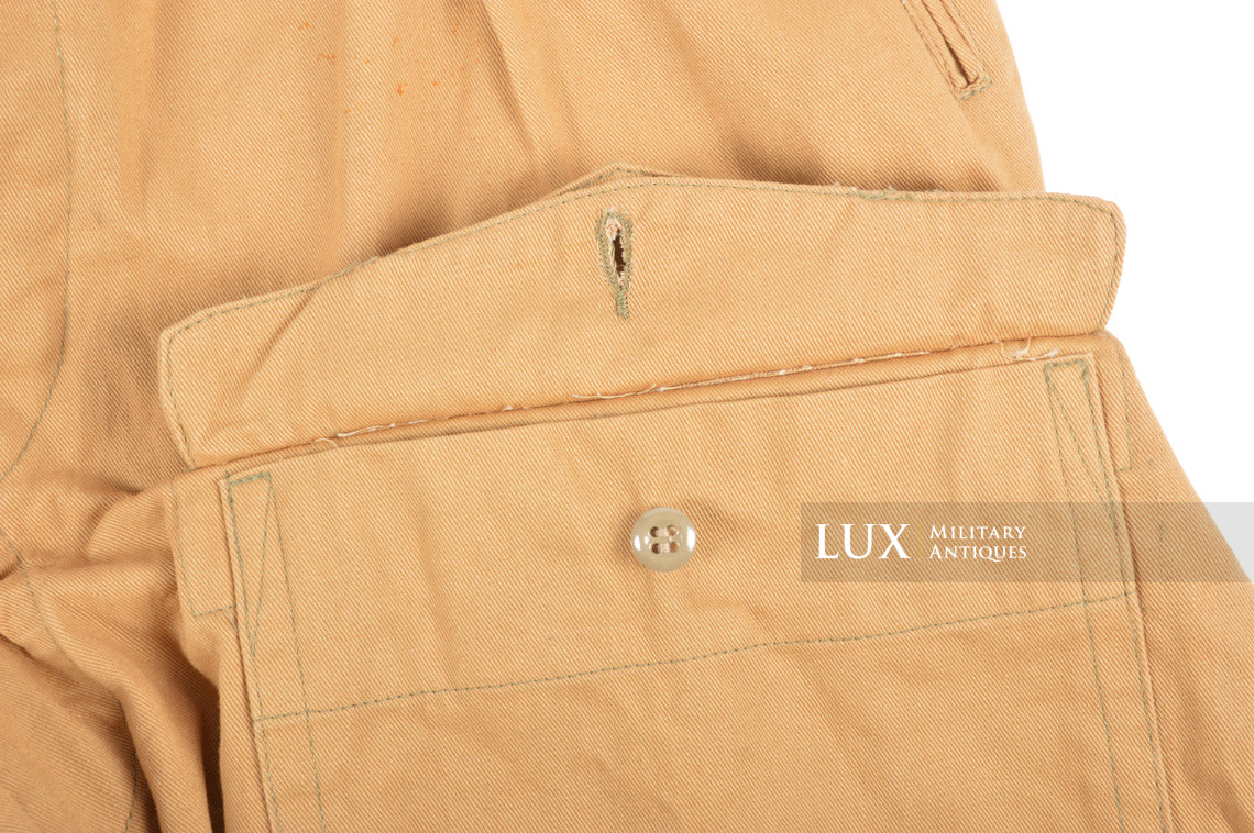 Unissued Luftwaffe tropical service trousers, « Ramcke » - photo 16