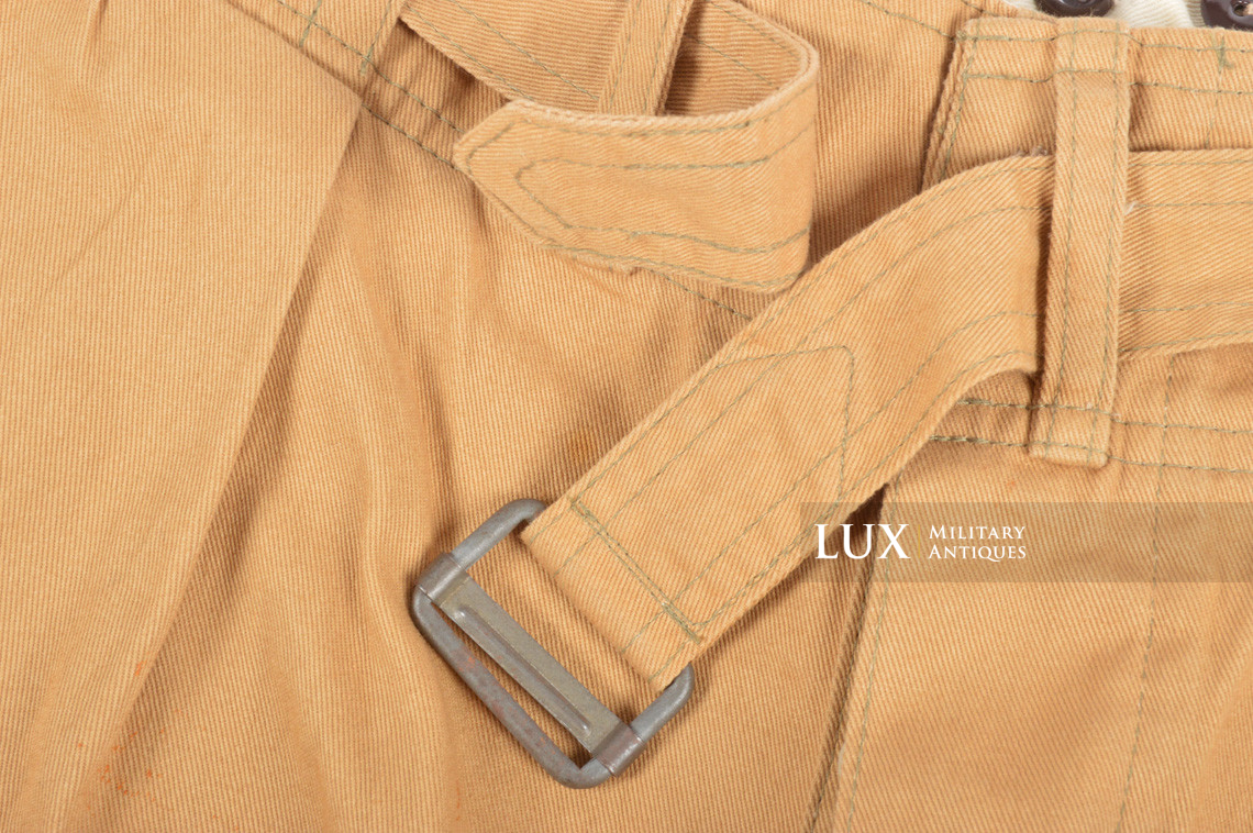 Unissued Luftwaffe tropical service trousers, « Ramcke » - photo 15