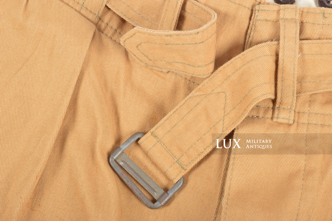 Unissued Luftwaffe tropical service trousers, « Ramcke » - photo 15