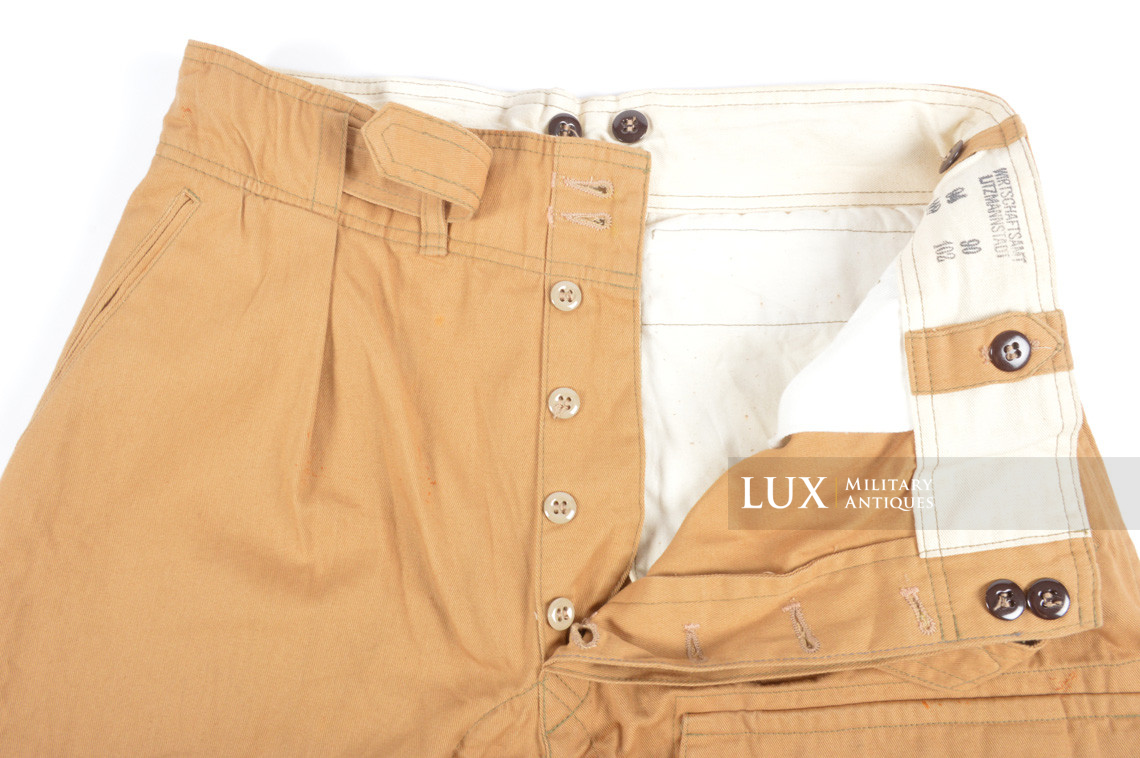 Unissued Luftwaffe tropical service trousers, « Ramcke » - photo 19