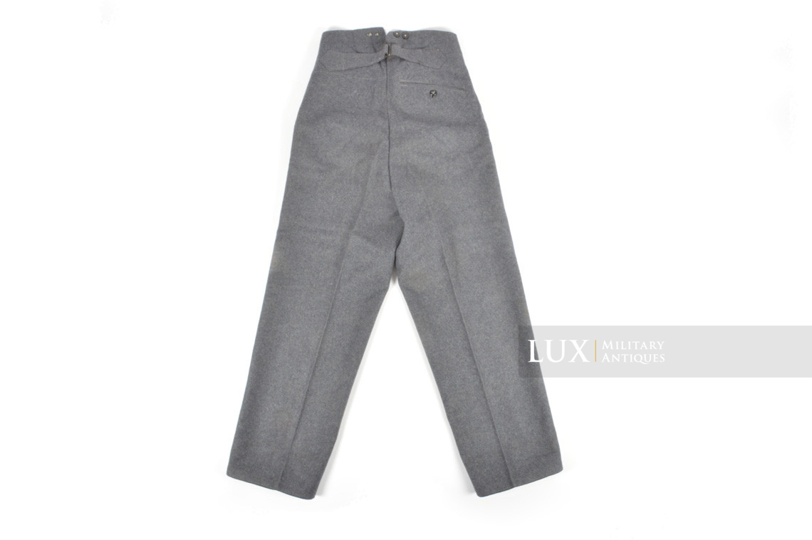 Pantalon M40 Luftwaffe fin de guerre, état neuf, « RBNr / B43 » - photo 17