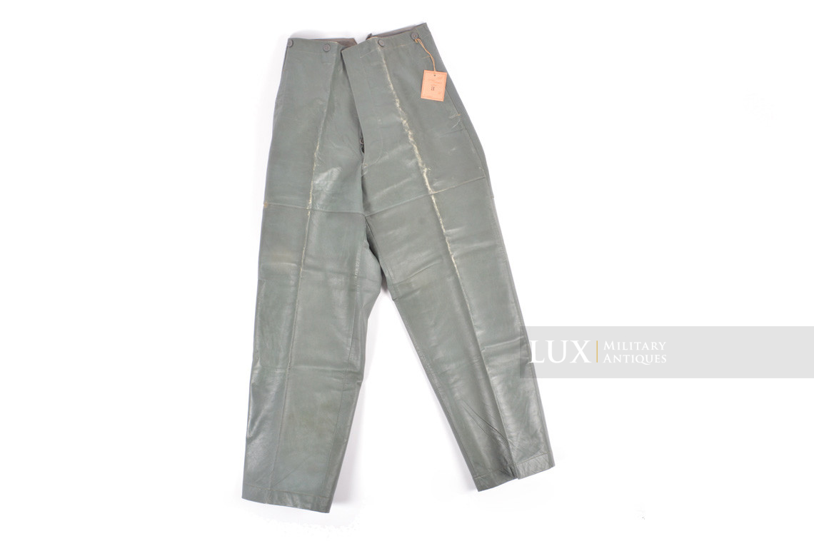 Pantalon en cuir Kriegsmarine, état neuf - photo 15