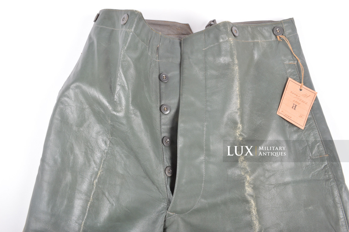 Unissued Kriegsmarine leather deck trousers - photo 16