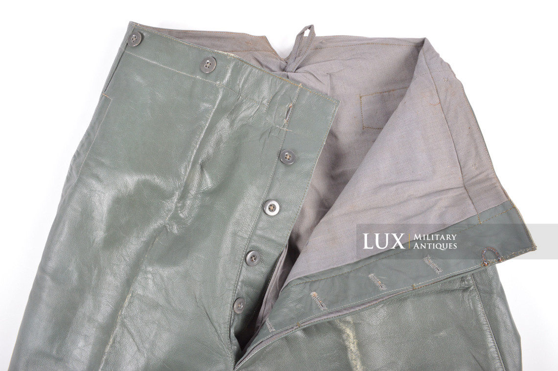 Unissued Kriegsmarine leather deck trousers - photo 17