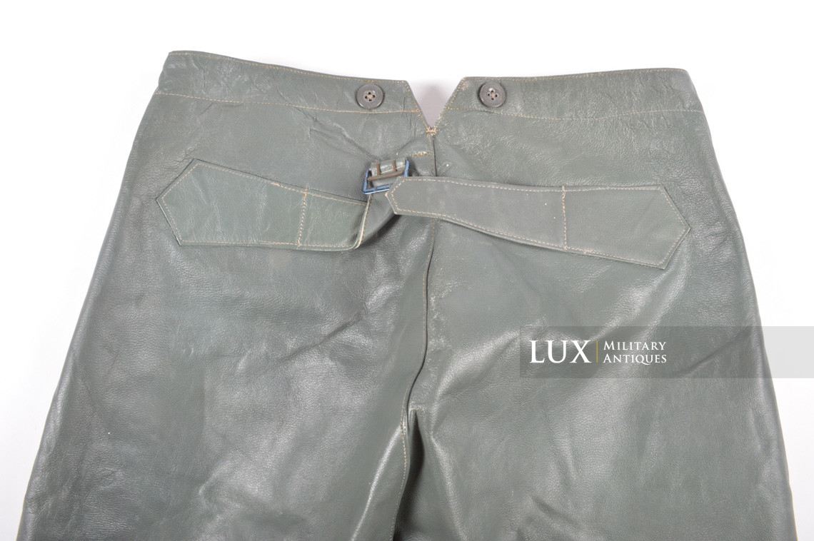 Unissued Kriegsmarine leather deck trousers - photo 22