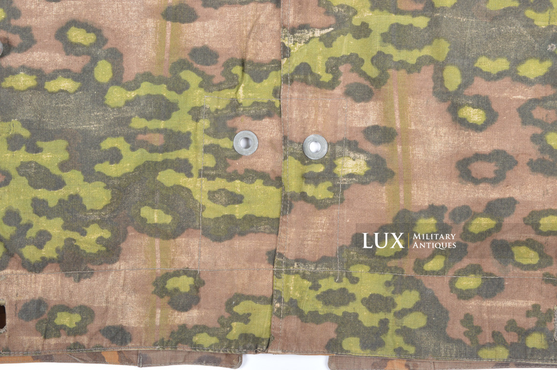 Late-war Waffen-SS camouflage shelter quarter / poncho, « Oakleaf A » - photo 18