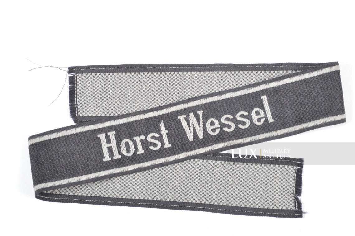 Waffen-SS 18th panzergrenadier volunteer unit cufftitle, « Horst Wessel »  - photo 4