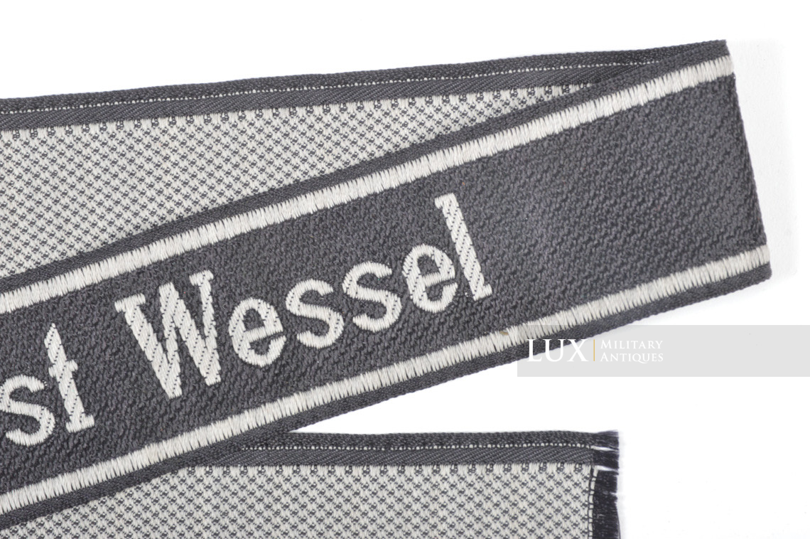 Waffen-SS 18th panzergrenadier volunteer unit cufftitle, « Horst Wessel »  - photo 9