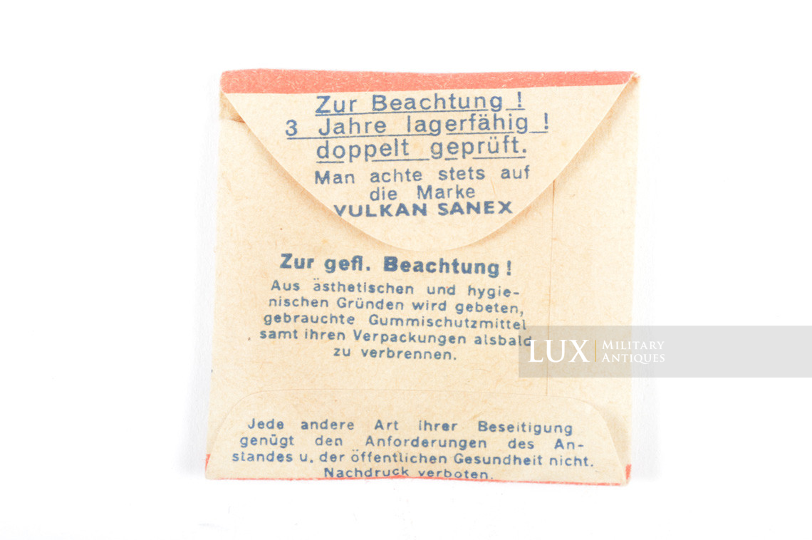 Préservatif allemand , « Vulkan Sanex » - photo 8