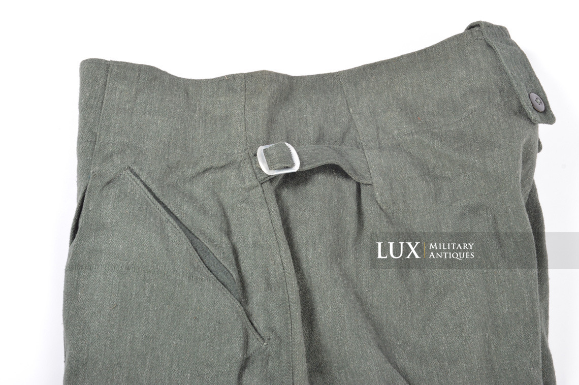 Pantalon M43 Heer / Luftwaffe en treillis, état neuf - photo 7