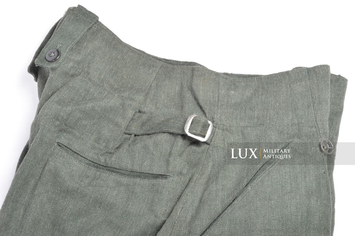 Pantalon M43 Heer / Luftwaffe en treillis, état neuf - photo 11