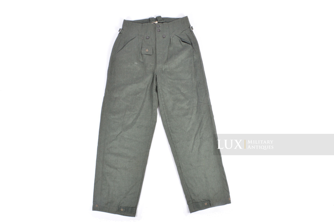 Pantalon M43 Heer / Luftwaffe en treillis, état neuf - photo 14