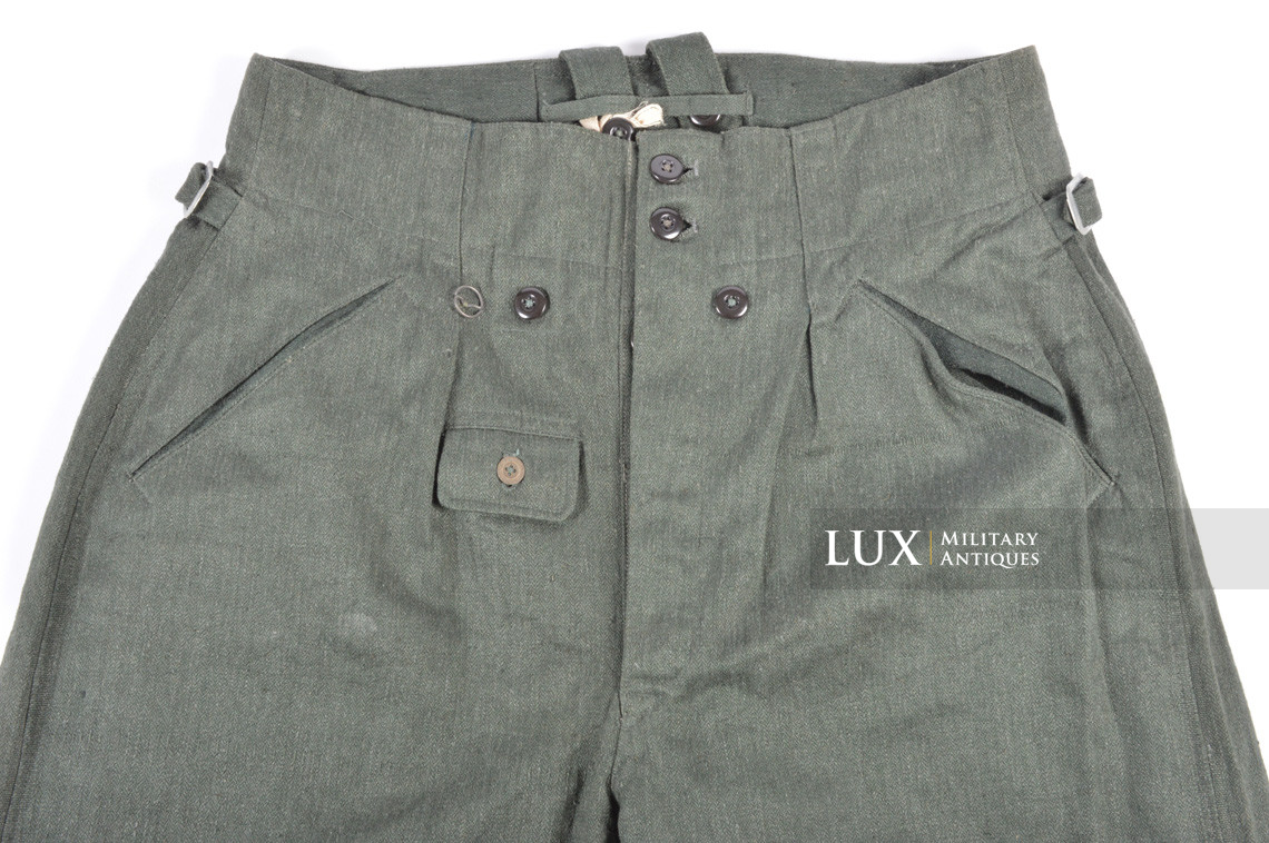 Pantalon M43 Heer / Luftwaffe en treillis, état neuf - photo 15