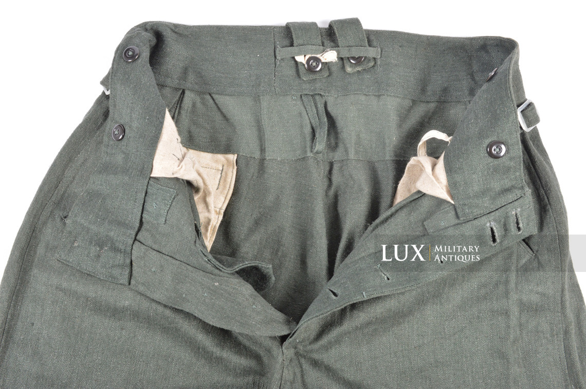 Pantalon M43 Heer / Luftwaffe en treillis, état neuf - photo 20