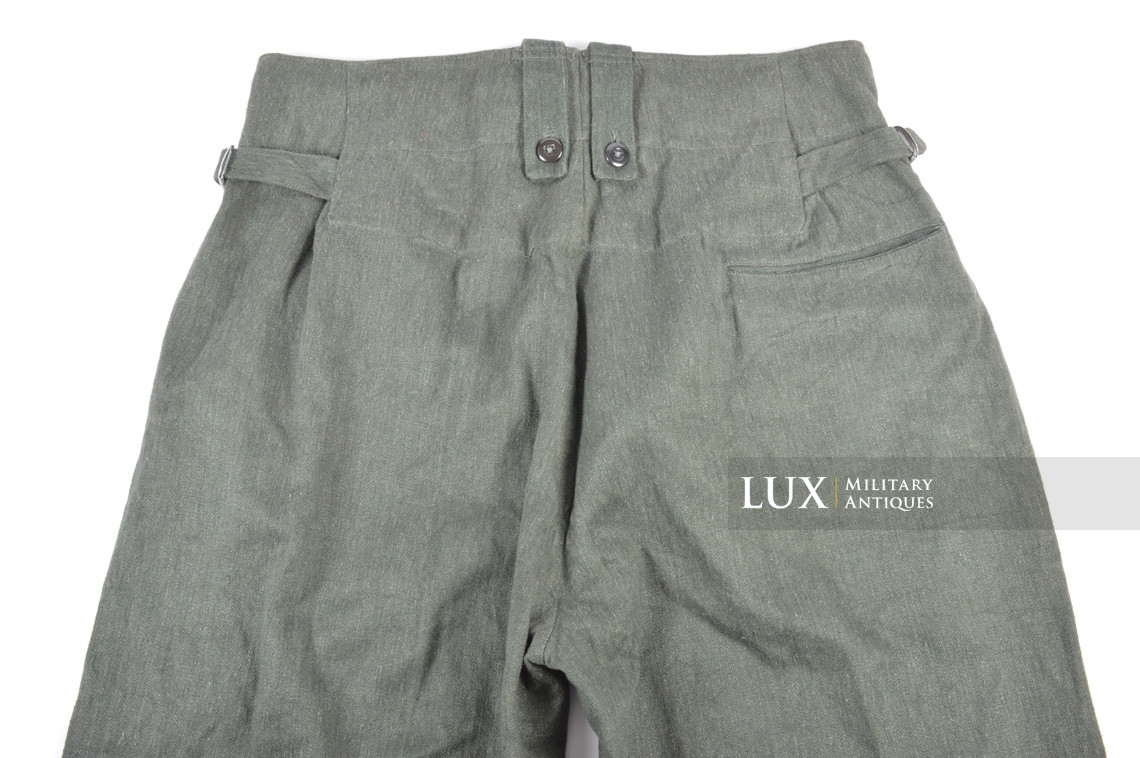 Pantalon M43 Heer / Luftwaffe en treillis, état neuf - photo 22