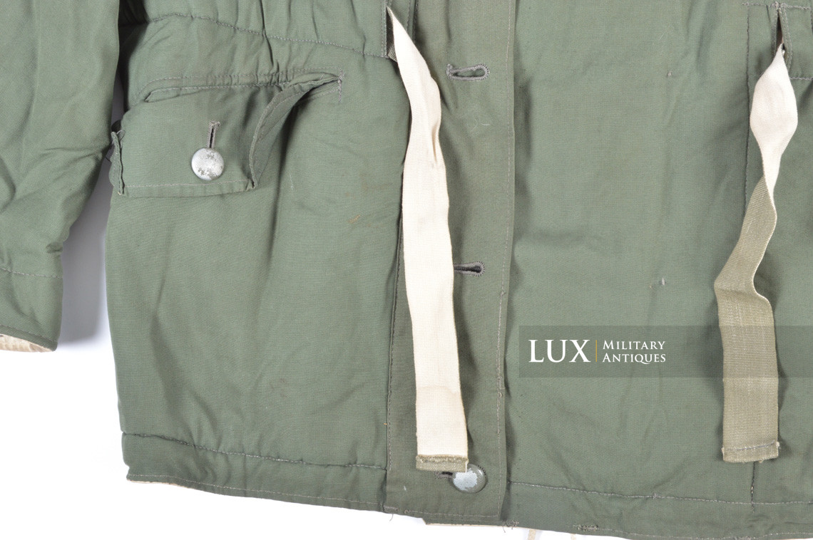 German green camouflage reversible to white winter combat parka - photo 9