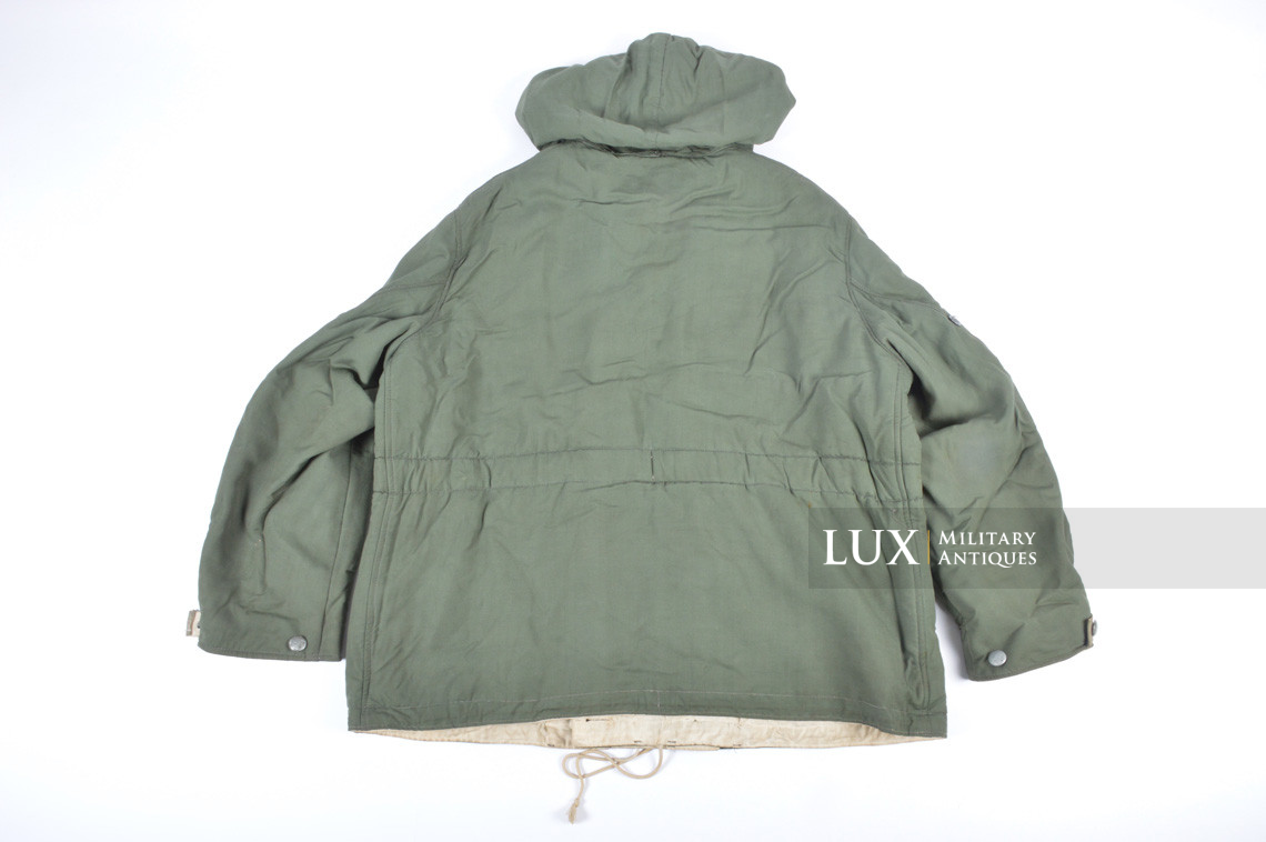 German green camouflage reversible to white winter combat parka - photo 12