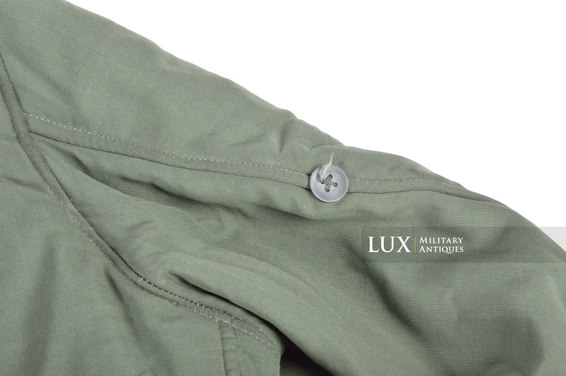 German green camouflage reversible to white winter combat parka - photo 17