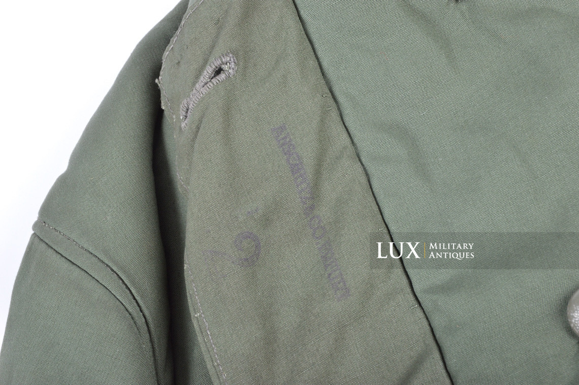 German green camouflage reversible to white winter combat parka - photo 21