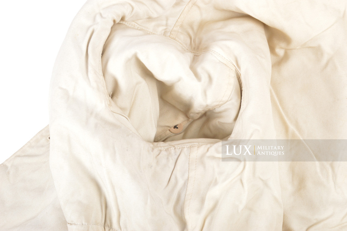 German green camouflage reversible to white winter combat parka - photo 25