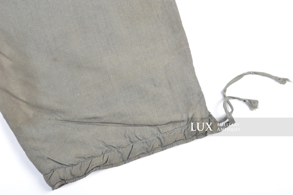 Heer / Waffen-SS green camouflage reversible to white winter combat trousers - photo 22