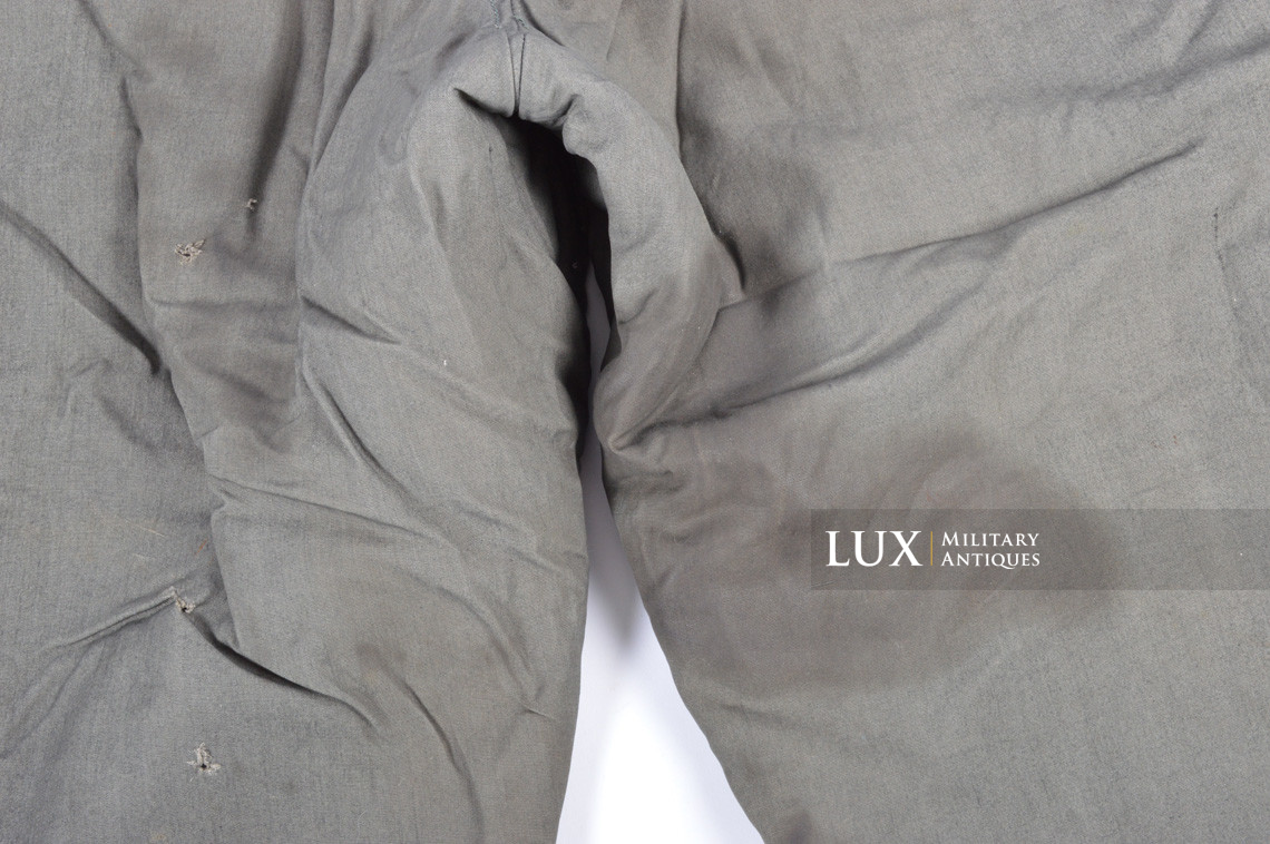 Heer / Waffen-SS green camouflage reversible to white winter combat trousers - photo 20