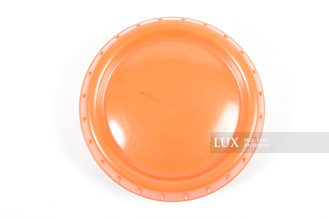 German orange bakelite butterdish - Lux Military Antiques - photo 8